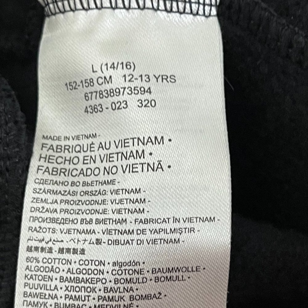 Hurley Boys Black Pull On Joggers Size 14/16 - Picture 6 of 7